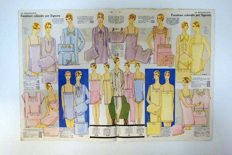 La Rinascente Milano Grande Vendita del Bianco Catalogo 1930 Biancheria