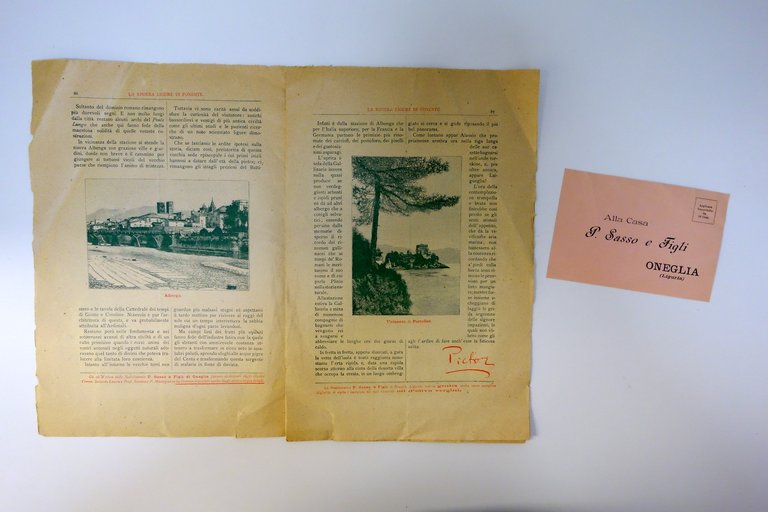 La Riviera Ligure di Ponente Rivista Dono ai Clienti Olio …