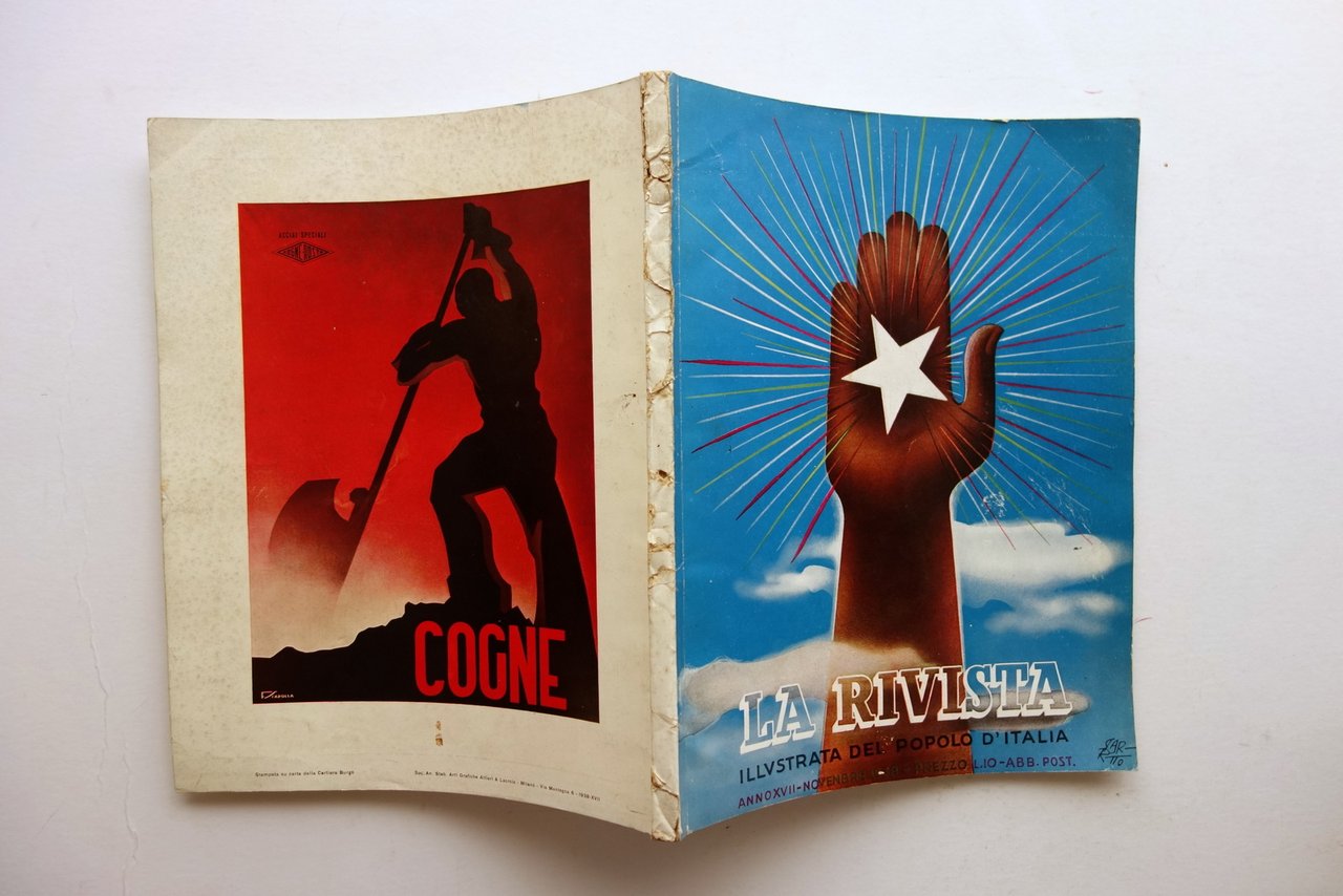La Rivista Illustrata del Popolo d'Italia Anno XVII 11/1938 Buffoni …