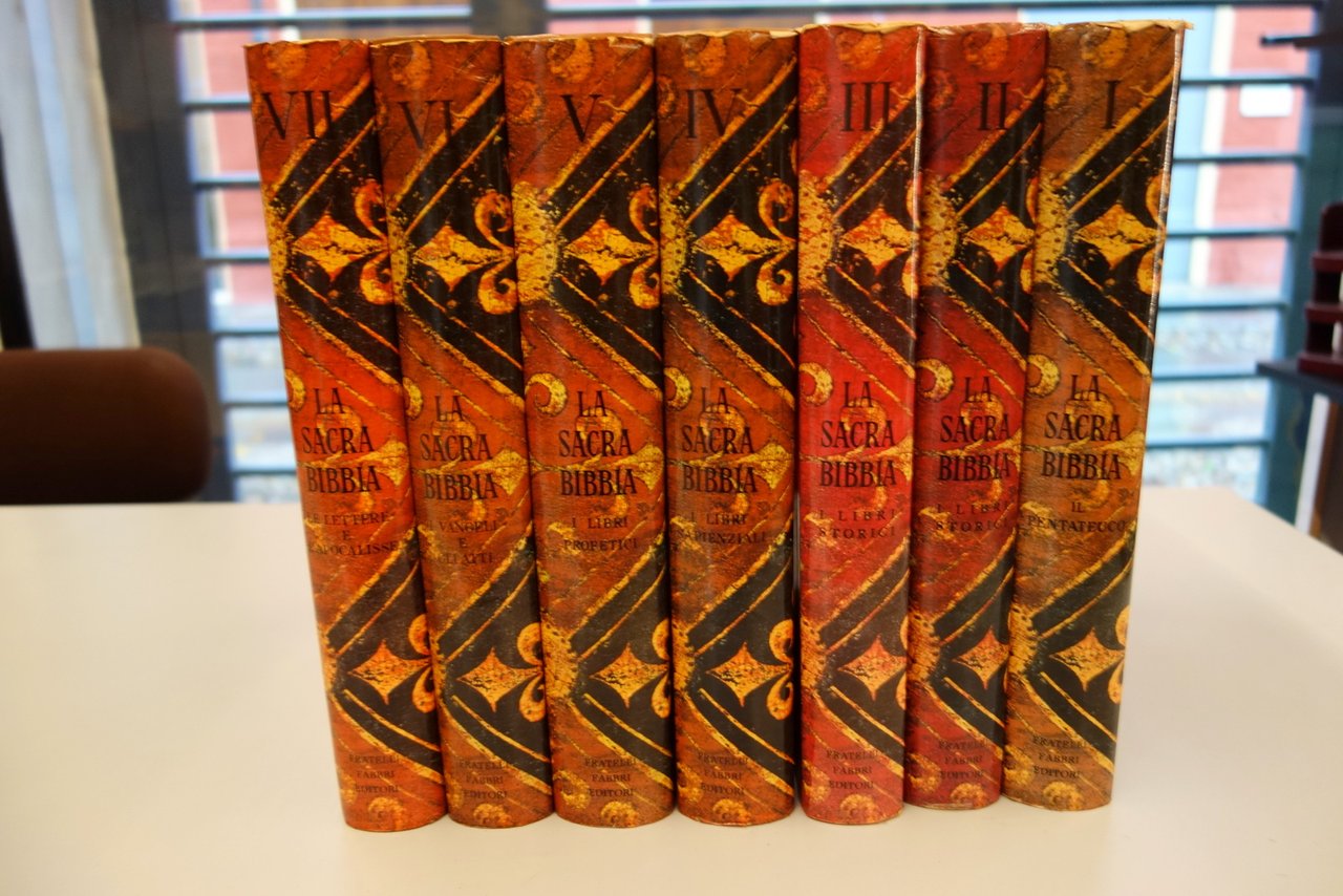 LA SACRA BIBBIA FABBRI EDITORI 7 VOLUMI ILLUSTRATI OTTIMI OPERA … | Immagine principale