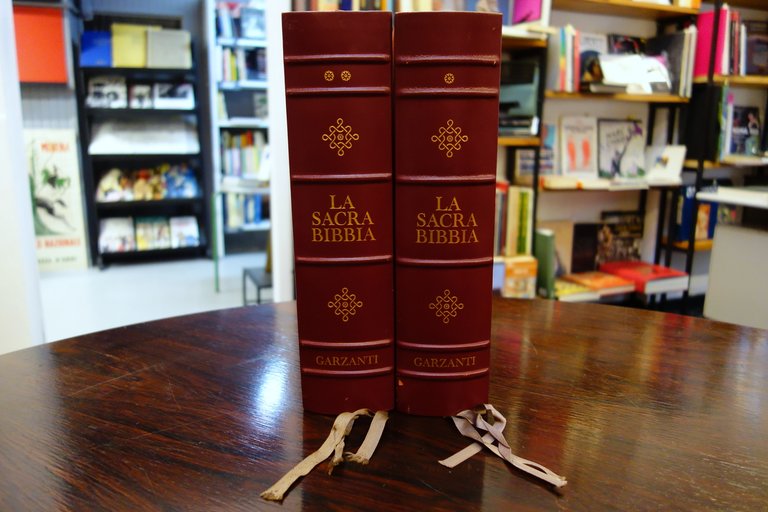 La Sacra Bibbia Illustrata Dipinti e Acqueforti di Rembrandt Garzanti 2 Volumi