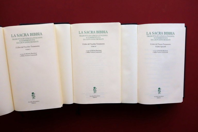 La Sacra Bibbia Tradotta e Commendata da Giovanni Diodati Meridiani … | Immagine Gallery 4