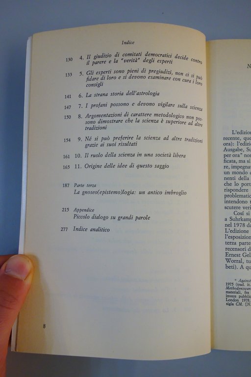 La scienza in una società libera Feyerabend Feltrinelli 1981 | Immagine Gallery 4
