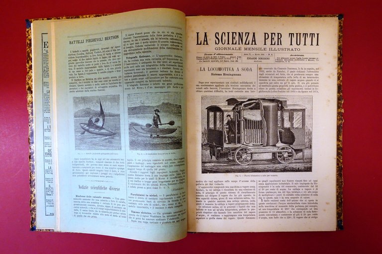 La Scienza per Tutti Giornale Mensile Illustrato Anno VI Completo …