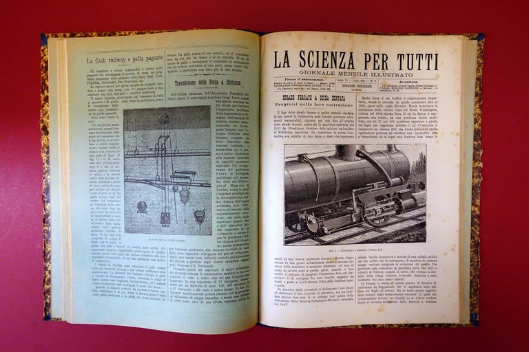 La Scienza per Tutti Giornale Mensile Illustrato Anno VI Completo …