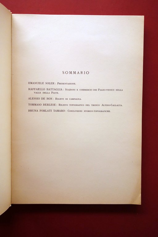 La Via Claudia Augusta Altinate Ferrari Venezia 1938 Autografo Tamaro …