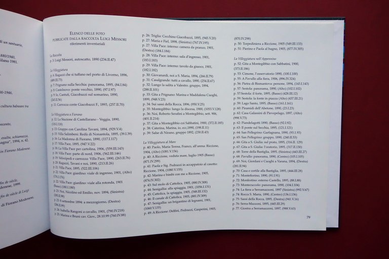 La Villeggiatura Immagini dalla Raccolta Fotografica Luigi Messori 2003 Riccione