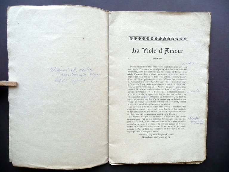 La Viole d'Amour EugËne de Bricqueville Paris Primo Novecento Musica … | Immagine Gallery 4