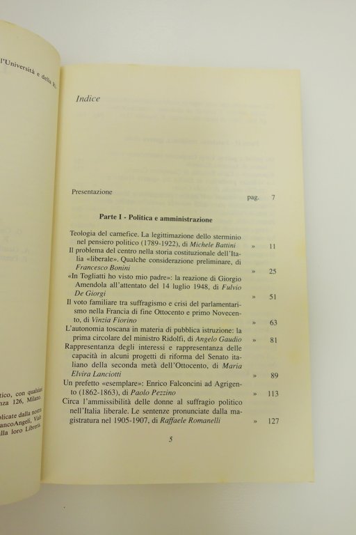 LABORATORIO DI STORIA STUDI IN ONORE DI CLAUDIO PAVONE PEZZINO …