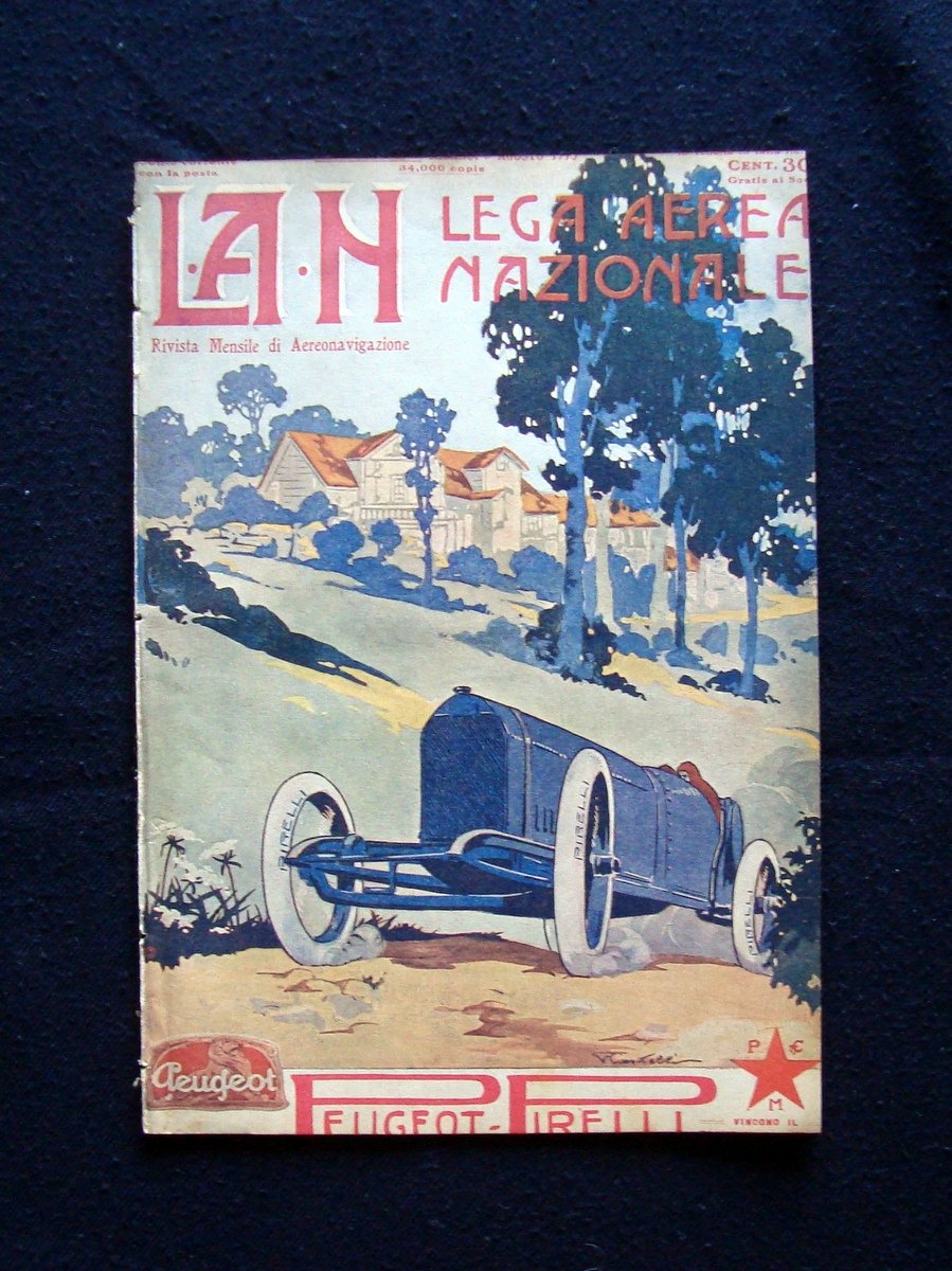 LAN Rivista Mensile Aereonavigazione Anno II N 8 31 Agosto …