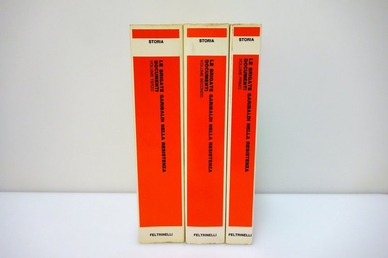 Le Brigate Garibaldi nella Resistenza Feltrinelli 3 Volumi Completo Molto …