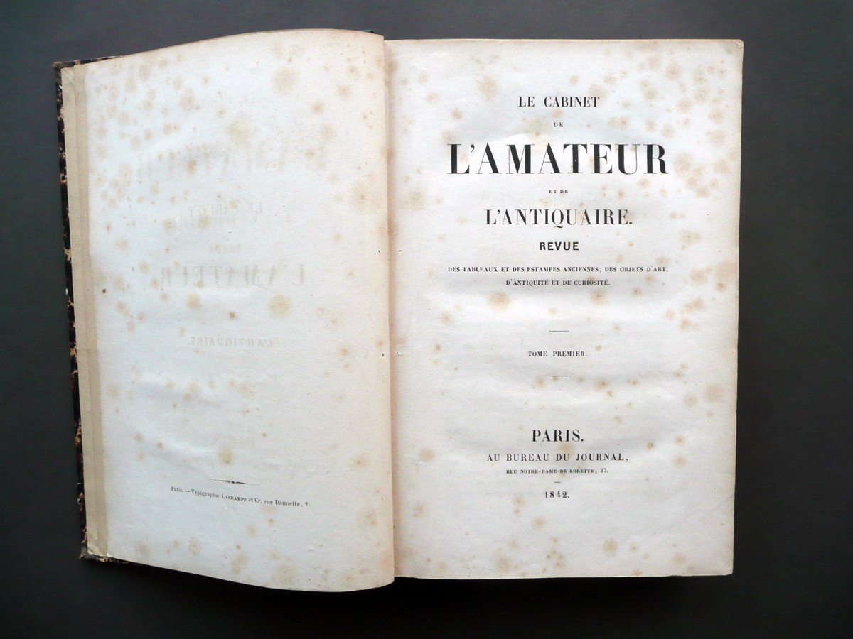 Le Cabinet de l'Amateur et Antiquaire Bureau du Journal Paris … | Immagine principale