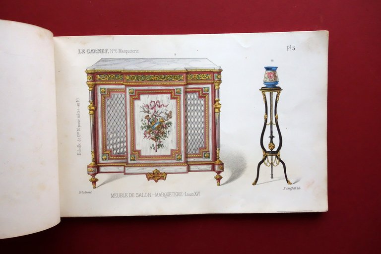Le Carnet N. 6 Marqueterie Catalogo 24 Tavole Mobili Guilmard …