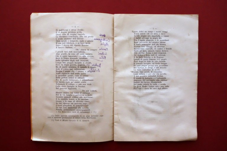 Le Crittogame Versi di Guido da Carpegna Tip. Rocchetti 1877 …