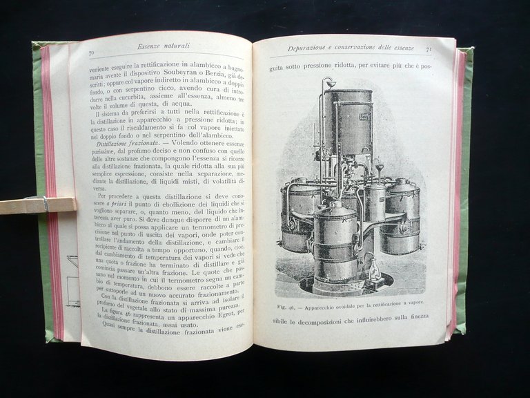Le Essenze Naturali Estrazione Caratteri Analisi Calisto Craveri Hoepli 1913