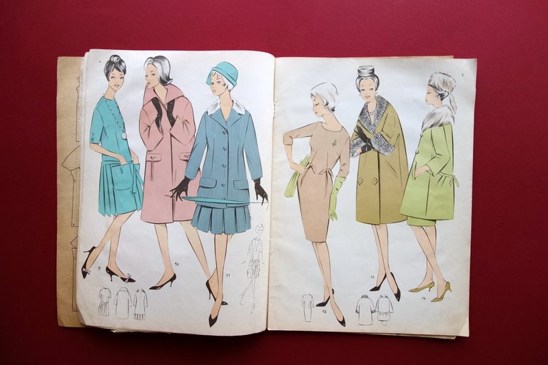 Le Grand Chic Rivista di Moda Inverno 1961 73 Modelli …