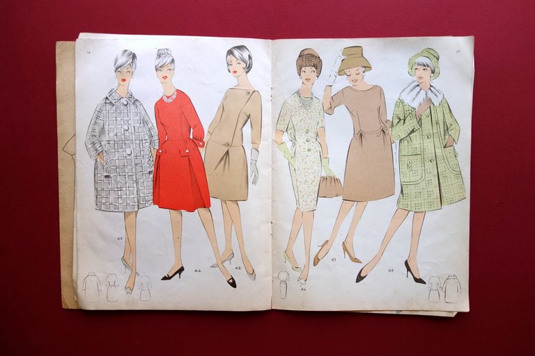 Le Grand Chic Rivista di Moda Inverno 1961 73 Modelli …