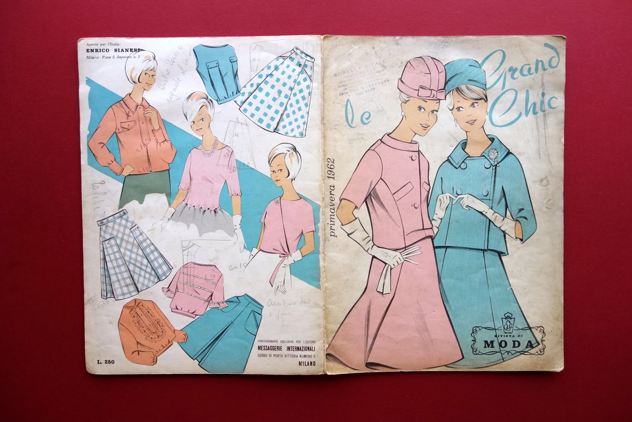 Le Grand Chic Rivista di Moda Primavera 1962 54 Modelli …
