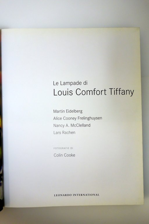 Le Lampade di Louis Comfort Tiffany Fotografie di C. Cooke …