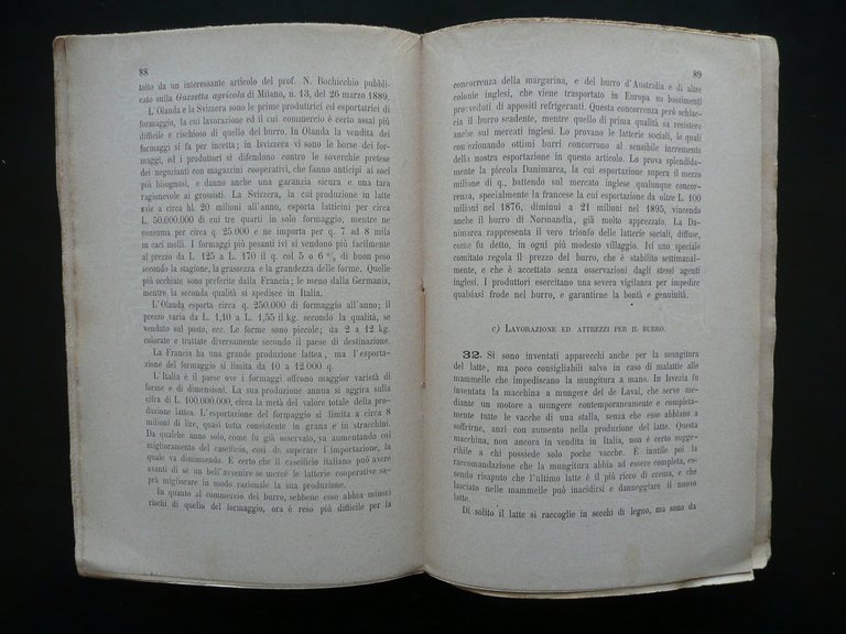 Le Latterie Sociali in Italia Manuale Pratico Ercole Bassi G.Agnelli …