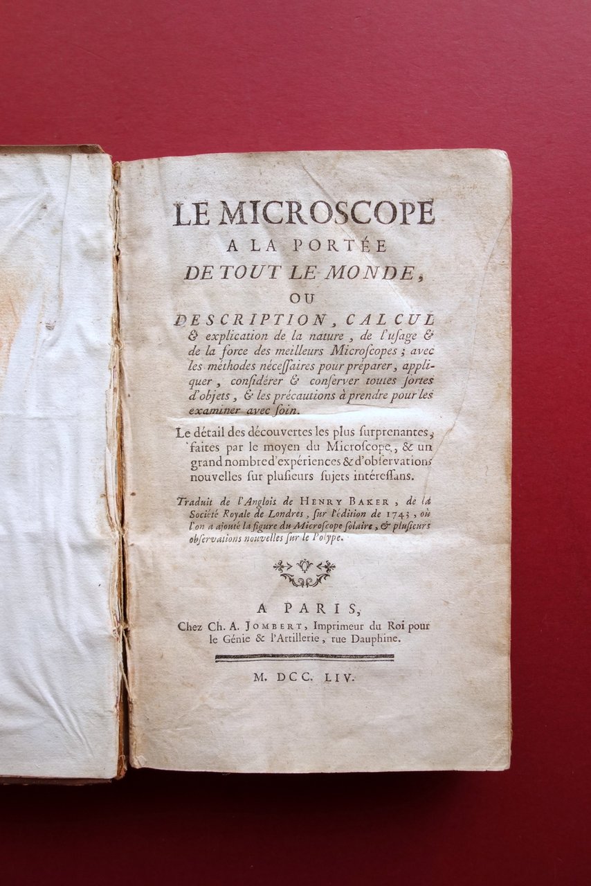 Le Microscope a la PortÈe de Tout le Monde Henry …