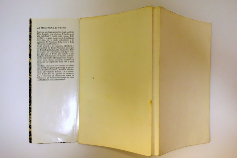 LE MONTAGNE DI VETRO ARTICOLI E RACCONTI 1932-1971 BUZZATI CAMANNI …