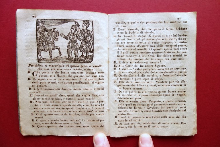Le Piacevoli Ridicolose Semplicit‡ di Bertoldino Figliuolo di Bertoldo 1846
