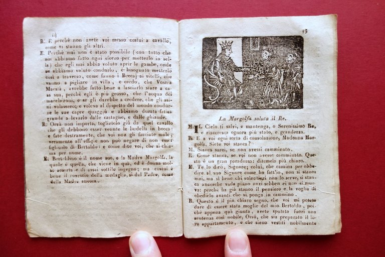 Le Piacevoli Ridicolose Semplicit‡ di Bertoldino Figliuolo di Bertoldo 1846