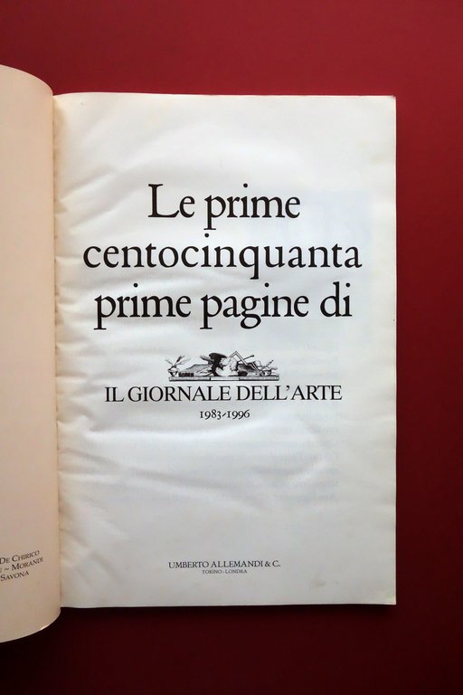 Le Prime 150 Pagine de Il Giornale dell'Arte 1983-1996 Allemandi … | Immagine Gallery 3