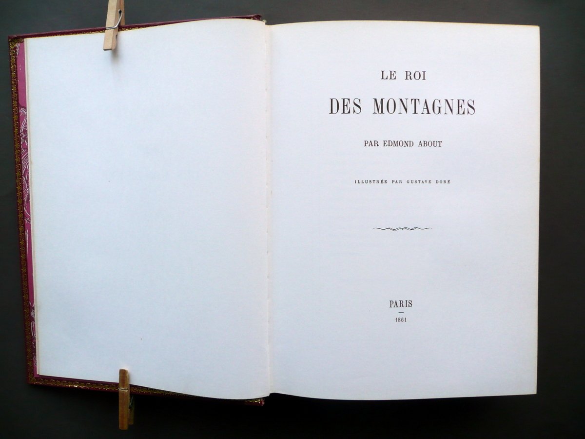 Le Roi Des Montagnes Par Edmond About Gustave DorË Paris … | Immagine principale