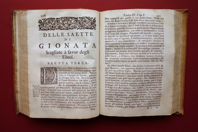 Le Saette di Gionata Scagliate a Favor degli Ebrei Benetelli …