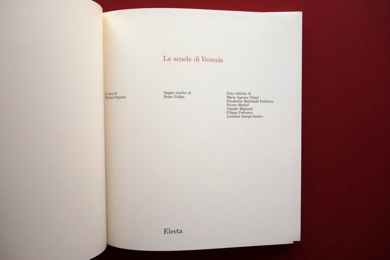 Le Scuole di Venezia a cura di Perisio Pignatti Brian … | Immagine Gallery 4
