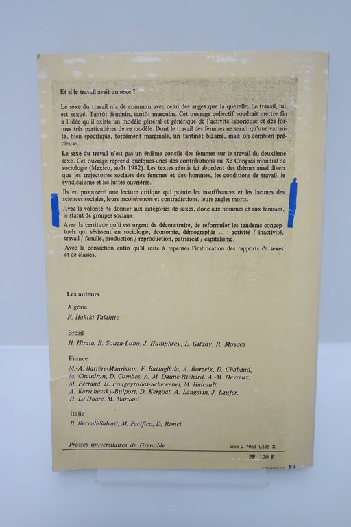 LE SEXE DU TRAVAIL STRUCTURES FAMILIALES ET SYSTEME PRODUCTIF 1984 … | Immagine Gallery 2
