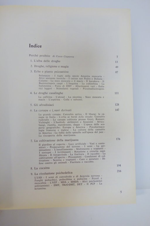 LE SOSTANZE PROIBITE RIVISTA HIGH TIMES DROGHE RICREATIVE CESCO CIAPANNA …