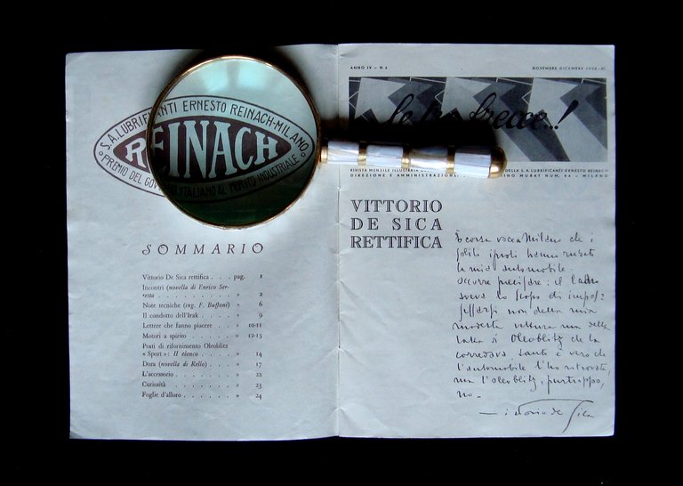 Le tre frecce tre numeri 1933 rivista mensile Oleoblitz Anno …