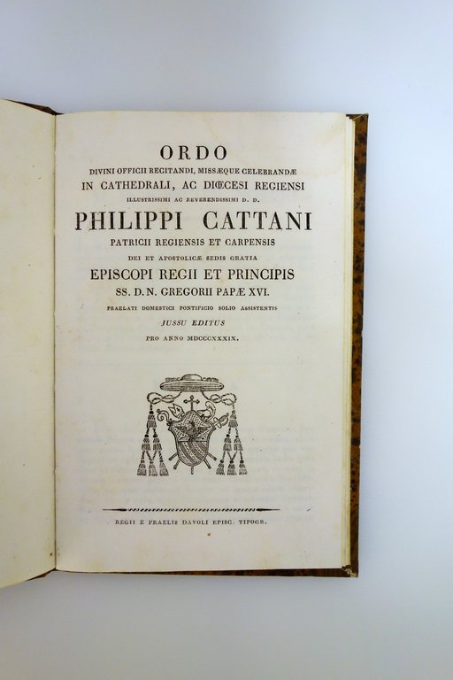 Legatura Ordo Divini Officii Recitandi F. Cattani Reggio Emilia Davolio … | Immagine Gallery 3