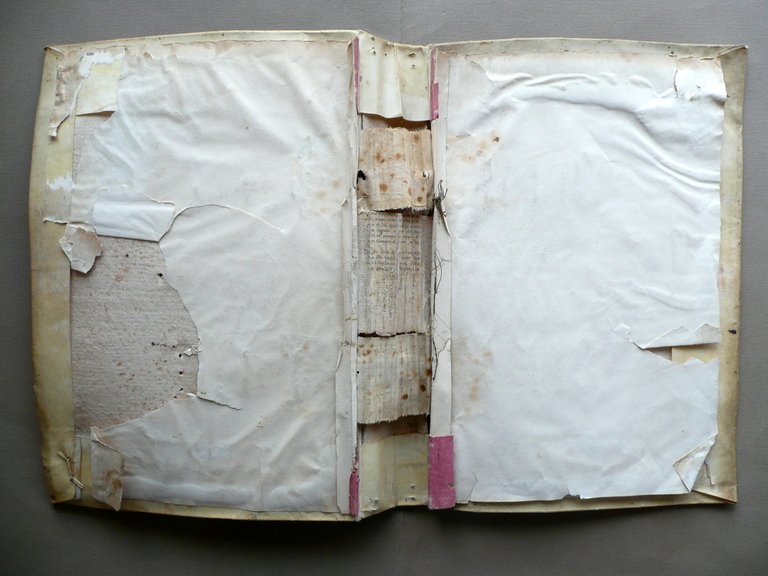 Legatura Pergamena XVIII Secolo '700 Libro Mastro Debitori e Creditori …