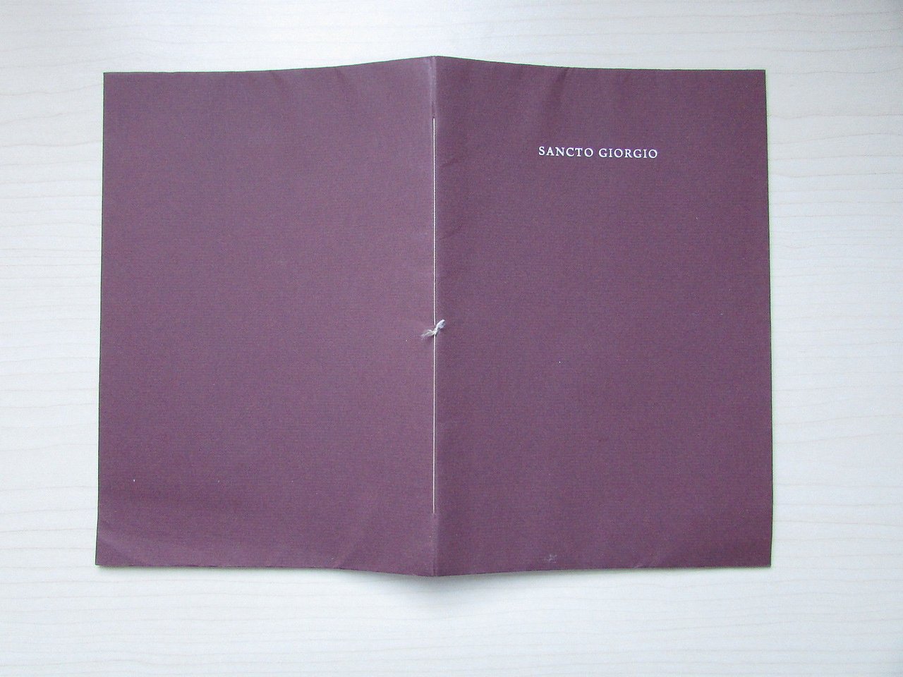 Leggenda San Giorgio Cini 1975 Sancto Giorgio Cavaliere Dedica autografa