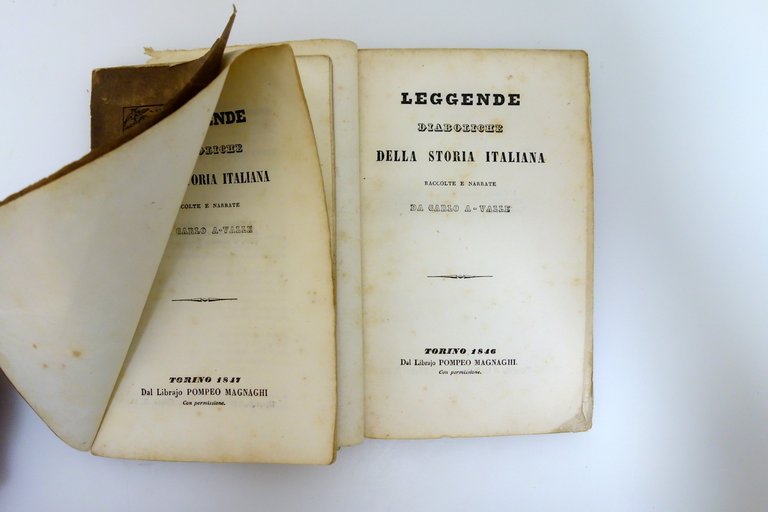 Leggende Diaboliche della Storia Italiana Carlo A. Valle Torino 1846-47 … | Immagine Gallery 4