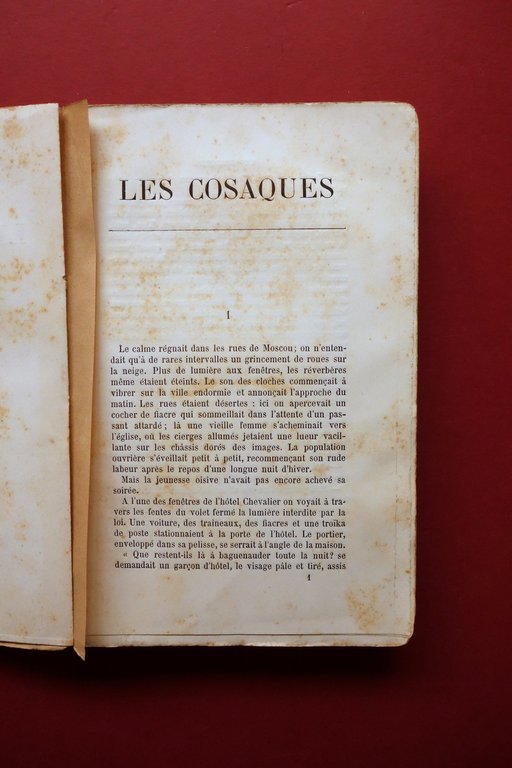 Leon Tolstoj Les Cosaques Souvenirs de Sebastopol Hachette Paris 1886