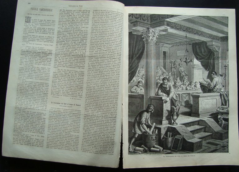 Leonardo Da Vinci Anno II 1878 Numero 6 Al Lago …