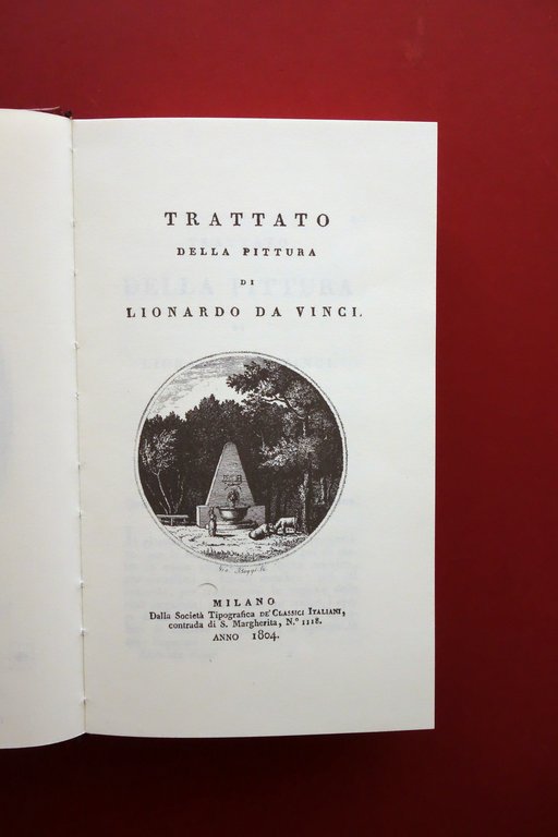 Leonardo da Vinci Trattato della Pittura Classici Italiani 1804 Anastatica …
