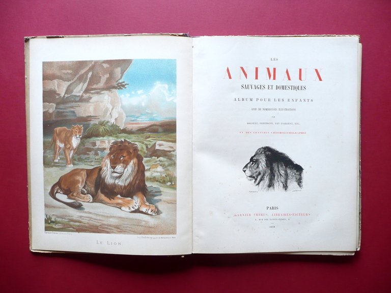 Les Animaux Sauvages et Domestiques Pour les Enfants Garnier Paris …