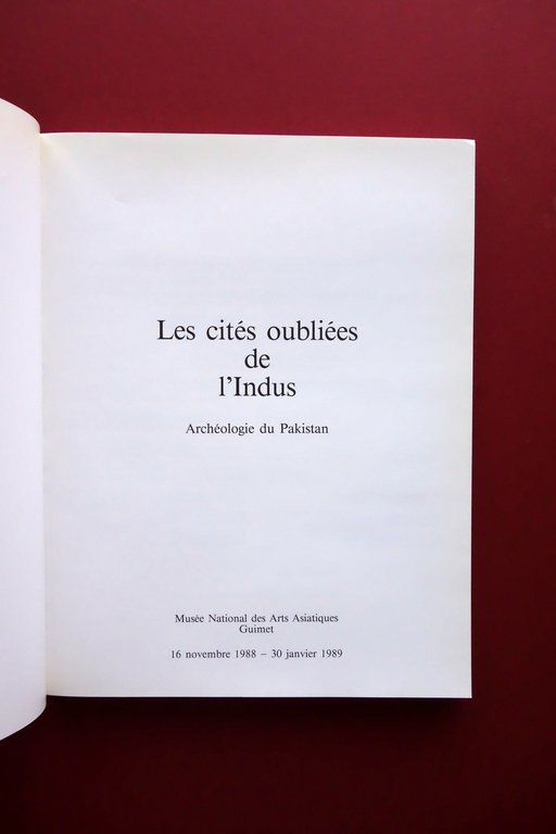 Les Cites Oubliees de l'Indus Archeologie du Pakistan Guimet 1988 … | Immagine Gallery 3