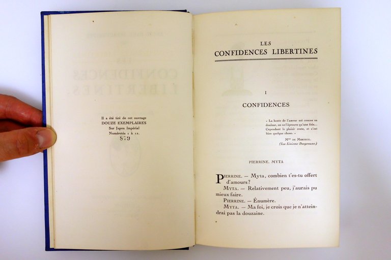 Les Confidences Libertines Lucie Paul-Margueritte Paris 1922 Disegni M. Francois
