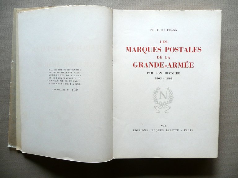 Les Marques Postales de la Grande ArmÈe 1805-08 De Frank …