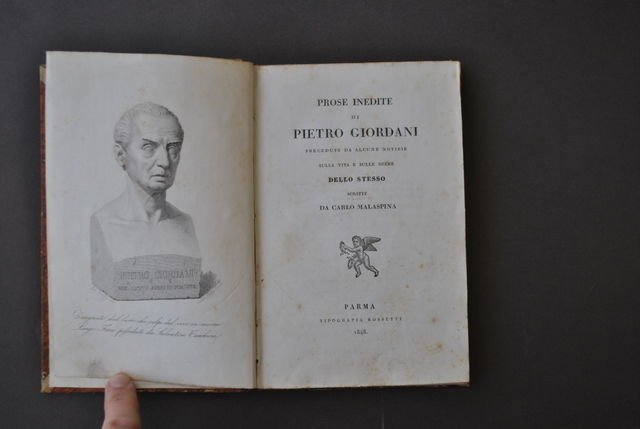 Letteratura Giordani Prose Inedite Notizie Vita Malaspina Parma 1848