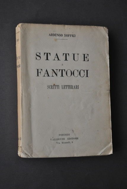 Letteratura Statue Fantocci Foscolo Carducci Berchet Baudelaire Soffici 1919