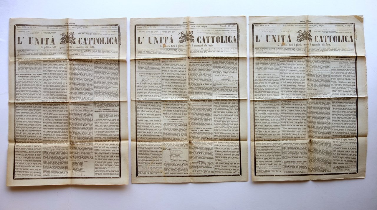 Lettere sulle Scuole di Don Bosco L'Unit‡ Cattolica 3 Numeri …