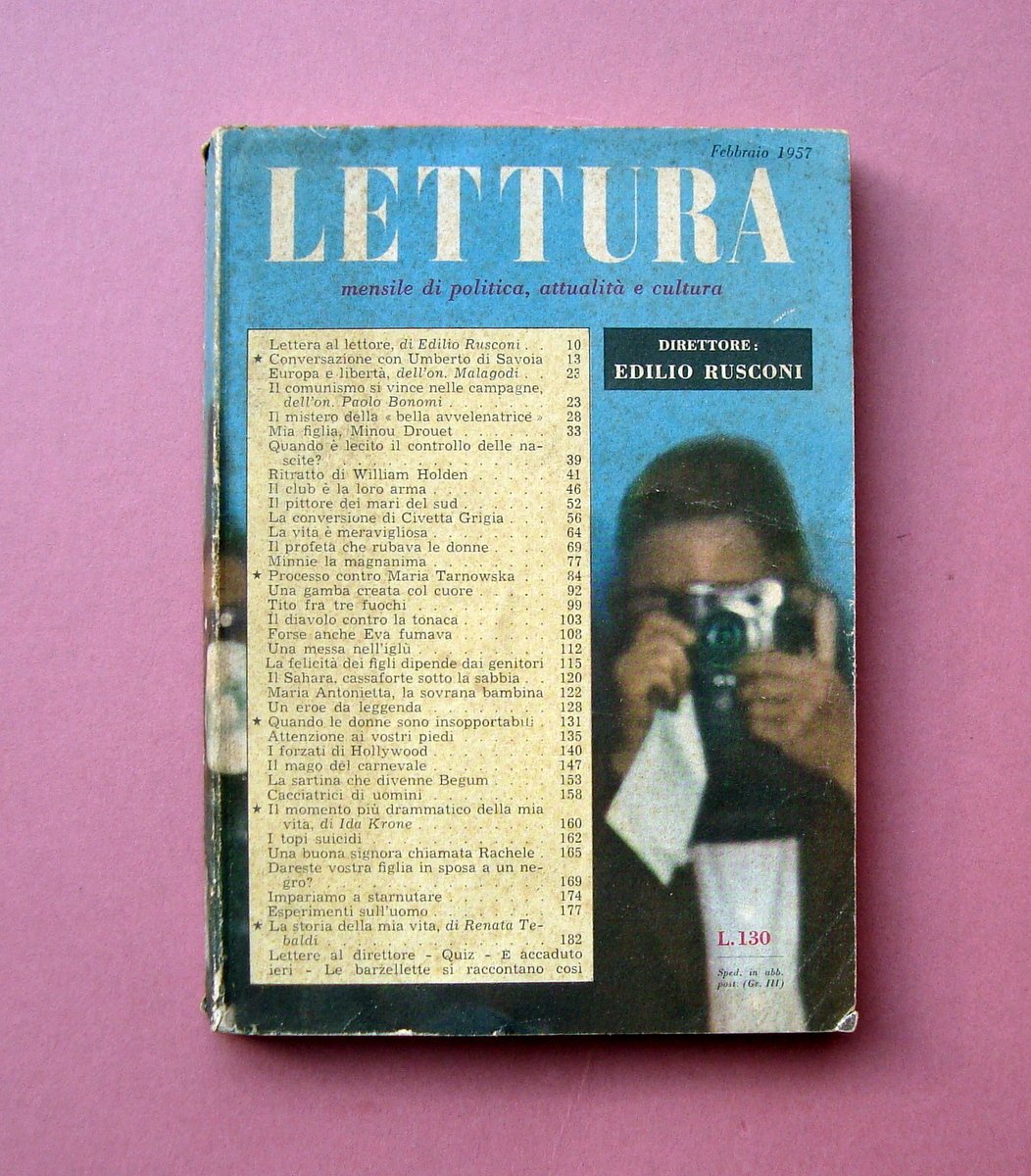 Lettura mensile politica attualità e cultura Anno I n 1 …